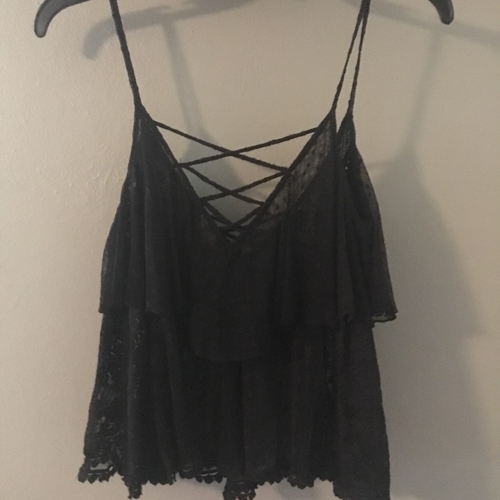 Sheer crop top